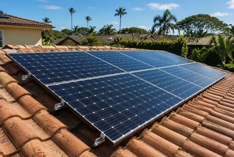 Installation de panneaux solaires à Gramazie